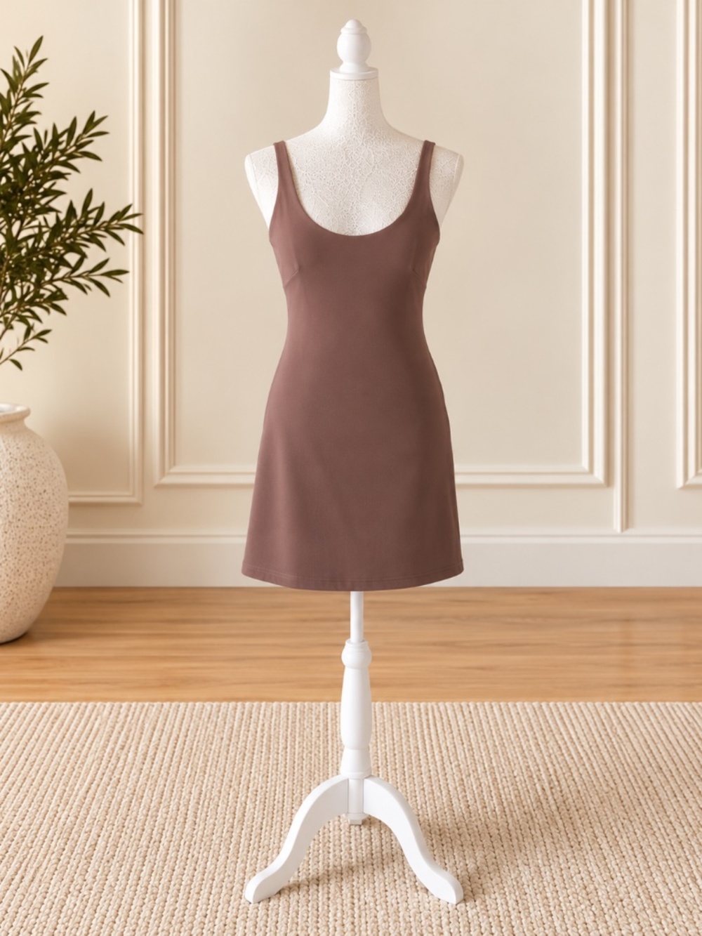 Lululemon Align Dress, Size 2 NWT - Taupe Brown